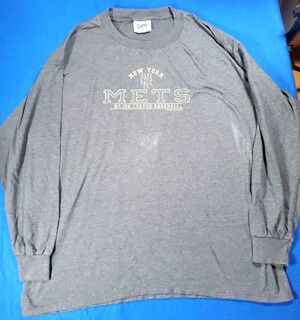 Vintage LEE Sport 1990s New York NY METS MLB T-Shirt Men's Size XL